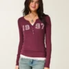 1997 Henley com estampado