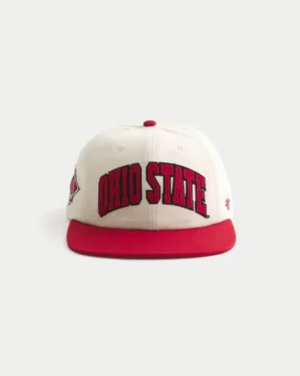47 Brand Boné com estampa da Ohio State University Buckeyes