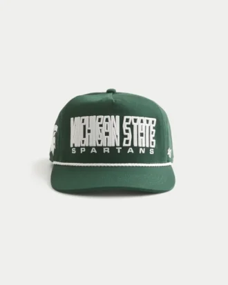 Boné com estampa da Michigan State University Spartans da marca 47