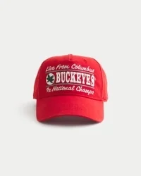Boné com estampa da Ohio State University Buckeyes