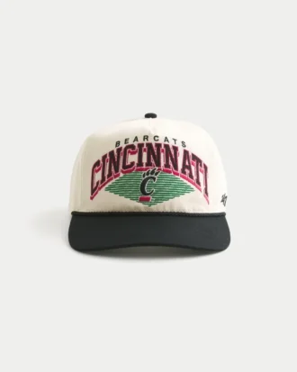 Boné com estampa da Universidade de Cincinnati Bearcats da marca 47