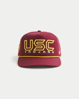 Boné com estampa da Universidade do Sul da Califórnia Trojans da marca 47