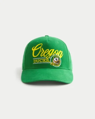 Boné de beisebol com estampa da Universidade de Oregon Ducks
