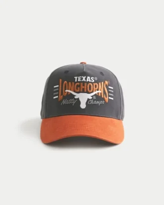 Boné de beisebol com estampa da Universidade do Texas em Austin Longhorns
