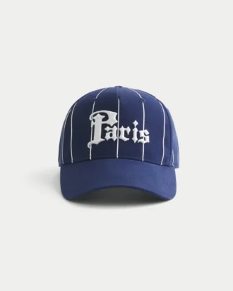 Boné de beisebol com estampa Paris