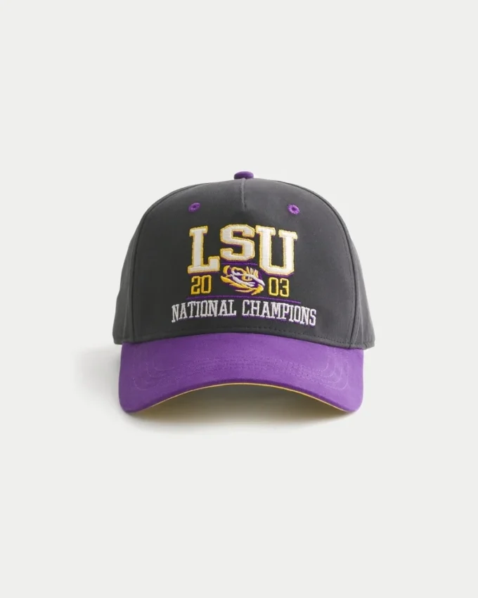 Boné de beisebol com gráfico da LSU