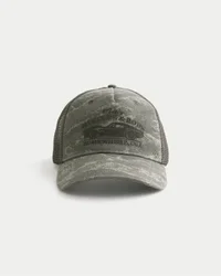 Boné trucker com estampa camuflada da Mac’s Muscles & Rods