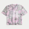 Boxy Crop Posty Co. Jersey com estampado