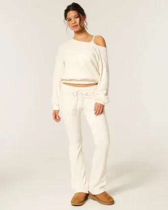 Calças bootcut Gilly Hicks Always Cozy Waffle