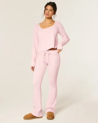 Calças bootcut Gilly Hicks Always Cozy Waffle