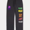 Calças de fato de treino largas com estampado Hollister x Taco Bell