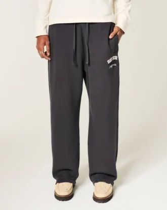 Calças de ganga largas com estampado Big Sur