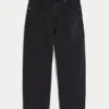 Calças de ganga largas com gráfico Black Dragon lavadas