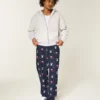 Calças de pijama de flanela