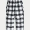 Calças de pijama de flanela