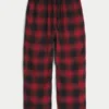 Calças de pijama de flanela