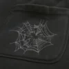 Calças de treino largas com bordado de aranha