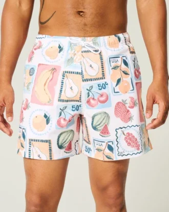 Calções de banho de voleibol até meio da coxa