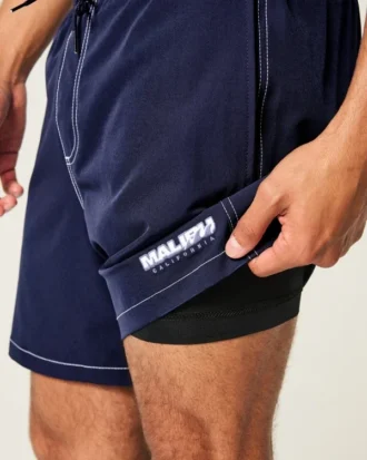Calções de banho de voleibol até meio da coxa