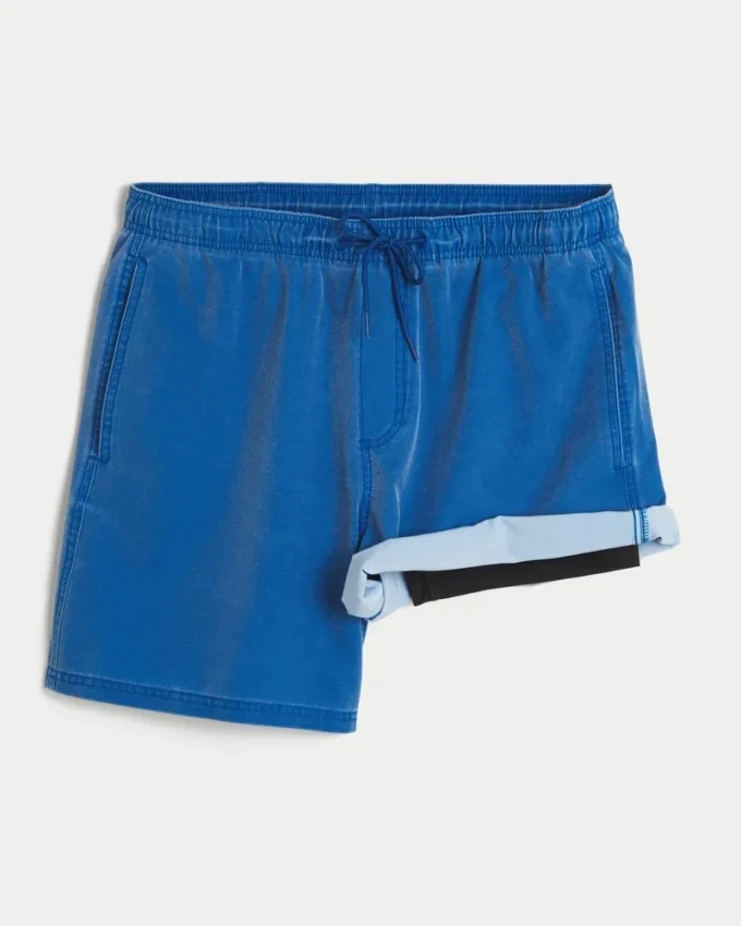 Calções de banho de voleibol até meio da coxa