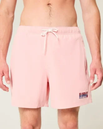 Calções de banho Hawaii Graphic Mid-Thigh Volley