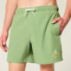 Calções de banho Malibu Beach Graphic Mid-Thigh Volley