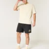Calções de malha até ao meio da coxa com gráfico LSU Tigers