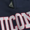 Calções de malha até ao meio da coxa com gráfico UConn Huskies