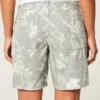 Calções largos camuflados de cintura baixa Calções largos camuflados de cintura baixa