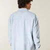 Camisa com botões em mistura de linho