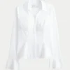 Camisa com mangas largas