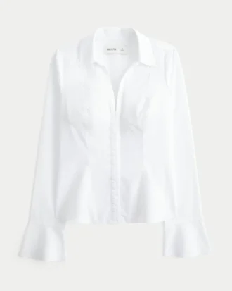 Camisa com mangas largas
