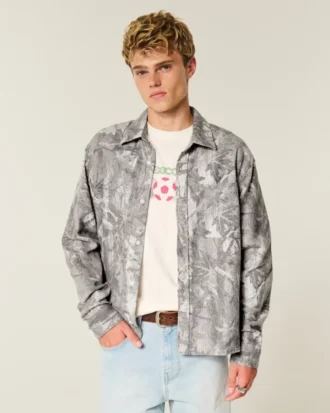 Camisa de flanela camuflada