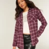 Camisa de flanela oversized