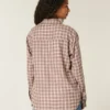 Camisa de flanela oversized