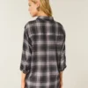 Camisa de flanela oversized