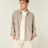 Camisa de flanela quadrada