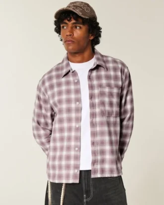 Camisa de flanela quadrada