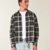 Camisa de flanela quadrada