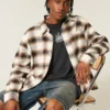 Camisa de flanela quadrada