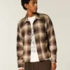 Camisa de flanela quadrada