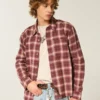 Camisa de flanela quadrada