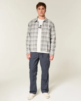 Camisa de flanela quadrada