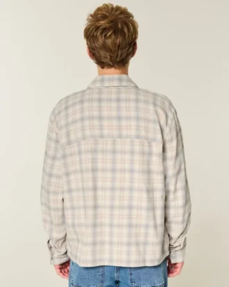 Camisa de flanela quadrada