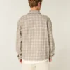 Camisa de flanela quadrada