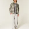 Camisa de flanela quadrada
