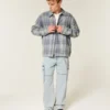 Camisa de flanela quadrada
