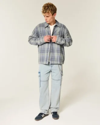 Camisa de flanela quadrada