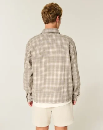 Camisa de flanela quadrada