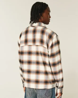 Camisa de flanela quadrada